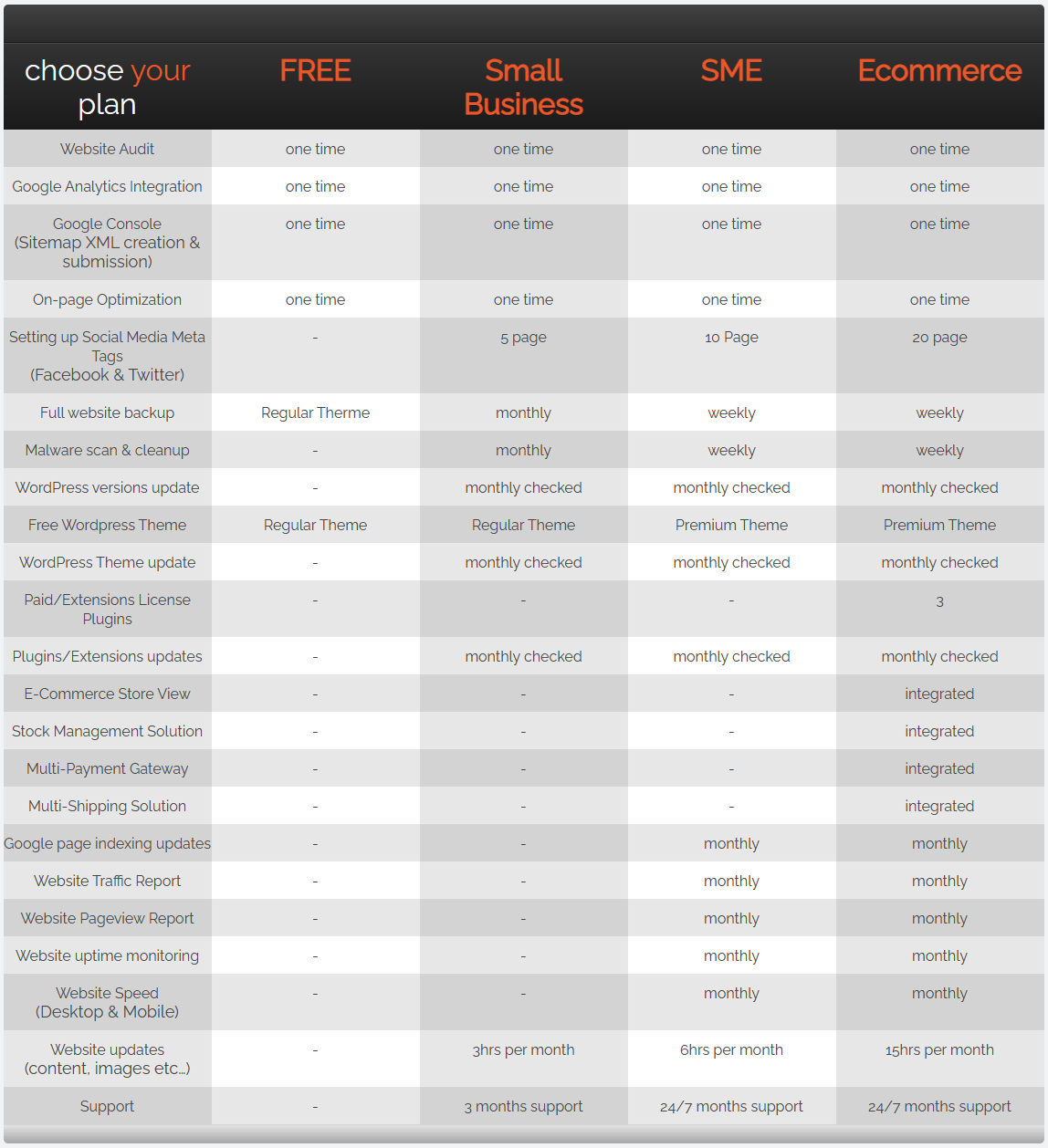 Website Management Package (NEW!)