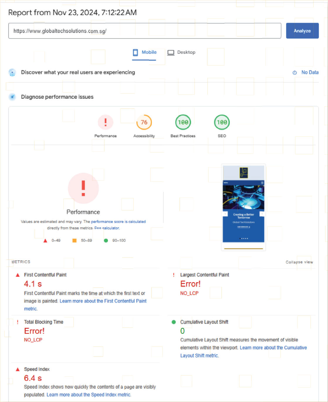 case-study-Website-speed-performance