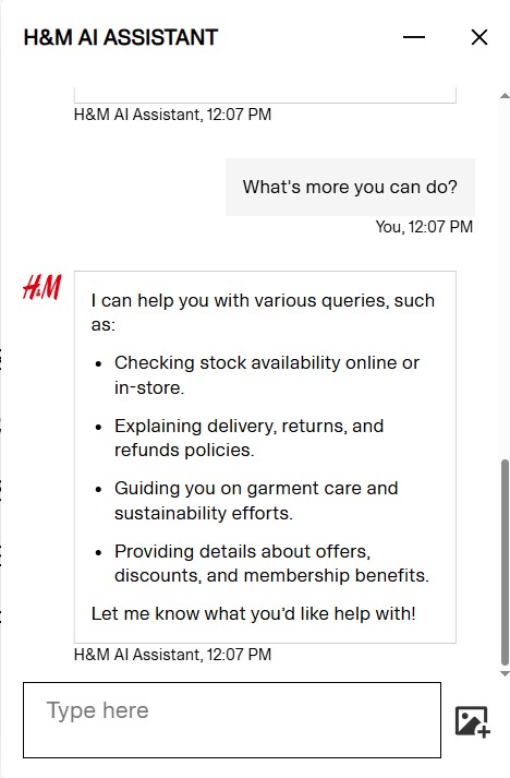h&m-chatbot